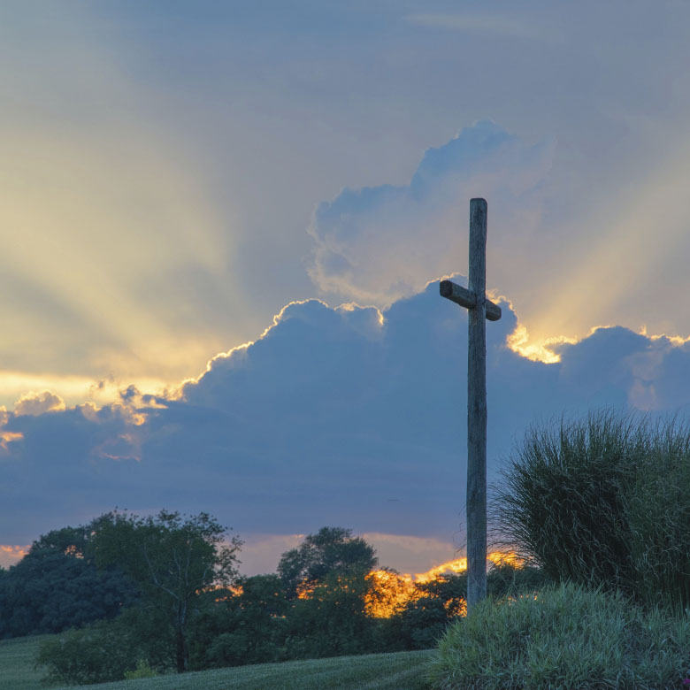 Cross on the hill